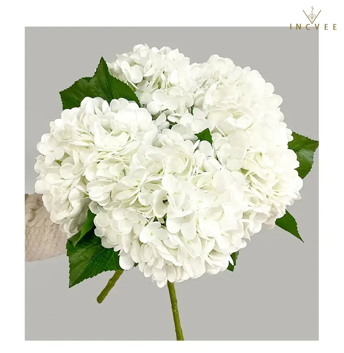 Wasserfeste, hautfreundliche Latex-Hortensie – großer, buschiger Blütenstiel, modernes Galerie-Design, 53 cm hoch