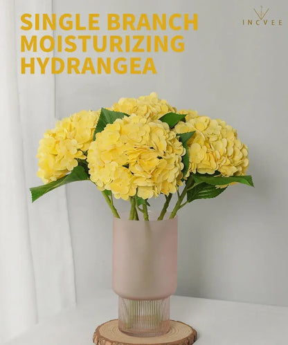 Wasserfeste, hautfreundliche Latex-Hortensie – großer, buschiger Blütenstiel, modernes Galerie-Design, 53 cm hoch