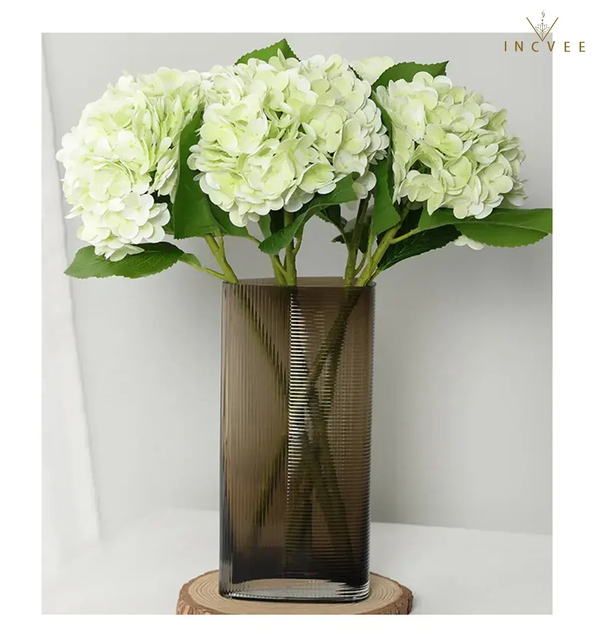 Wasserfeste, hautfreundliche Latex-Hortensie – großer, buschiger Blütenstiel, modernes Galerie-Design, 53 cm hoch