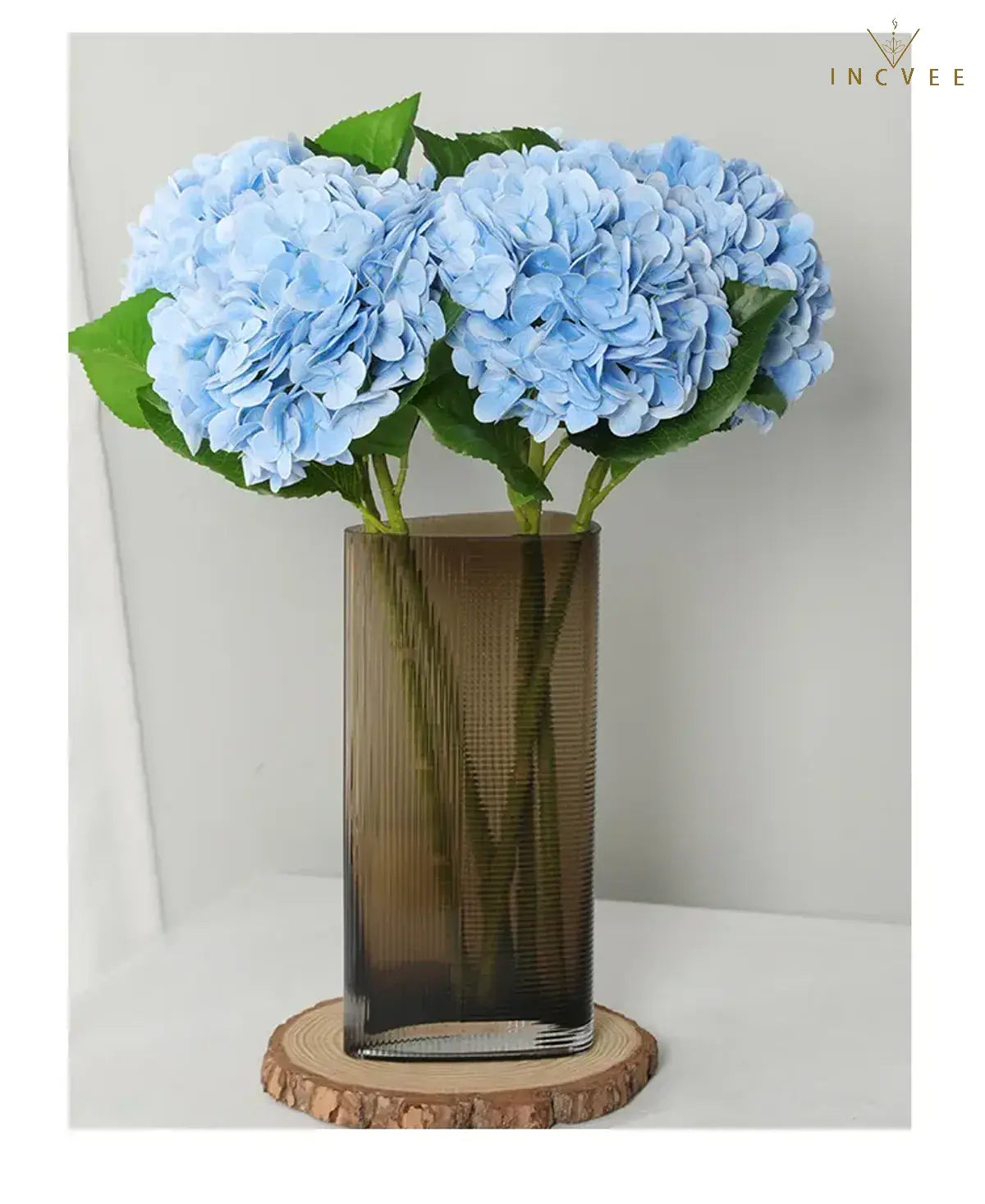 Wasserfeste, hautfreundliche Latex-Hortensie – großer, buschiger Blütenstiel, modernes Galerie-Design, 53 cm hoch