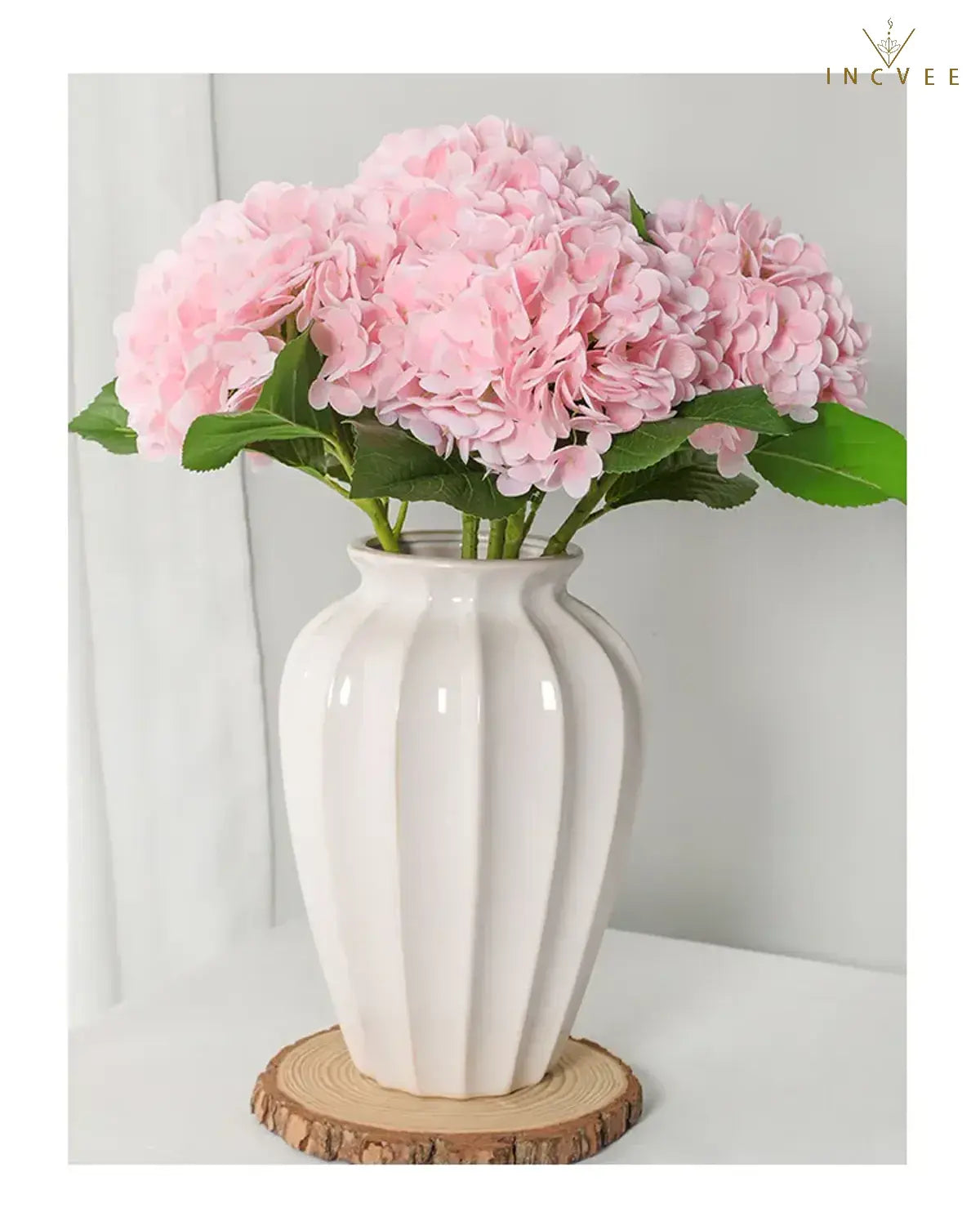 Wasserfeste, hautfreundliche Latex-Hortensie – großer, buschiger Blütenstiel, modernes Galerie-Design, 53 cm hoch