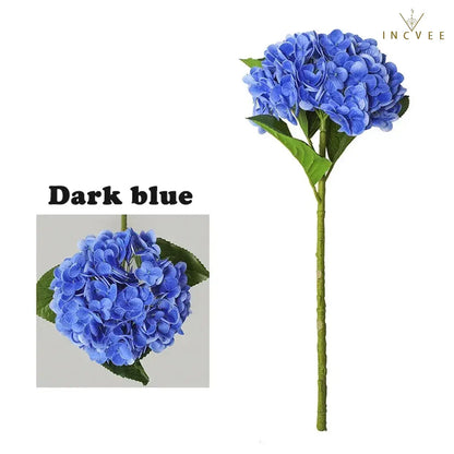 Wasserfeste, hautfreundliche Latex-Hortensie – großer, buschiger Blütenstiel, modernes Galerie-Design, 53 cm hoch