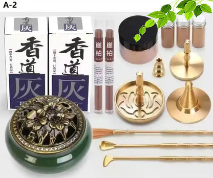 Xiangdao Brass Incense Burner Set - Incense Seal DIY Incense Kit