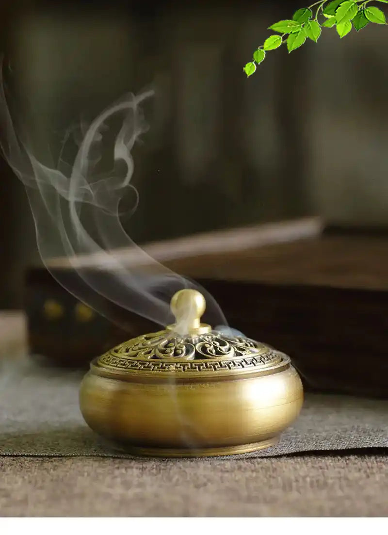 Xiangdao Brass Incense Burner Set - Incense Seal DIY Incense Kit