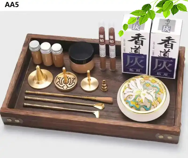 Xiangdao Brass Incense Burner Set - Incense Seal DIY Incense Kit