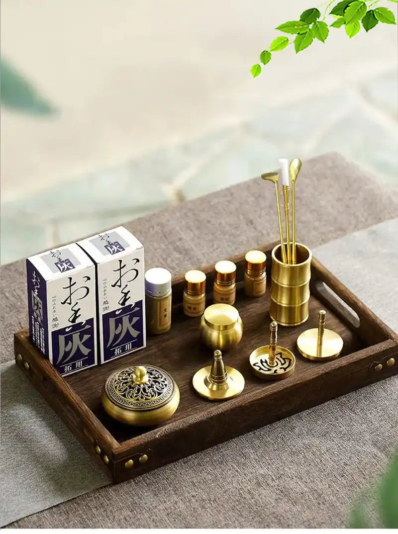 Xiangdao Brass Incense Burner Set - Incense Seal DIY Incense Kit