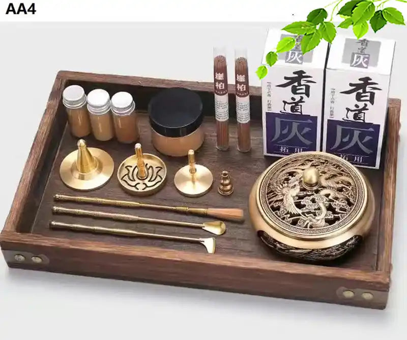 Xiangdao Brass Incense Burner Set - Incense Seal DIY Incense Kit