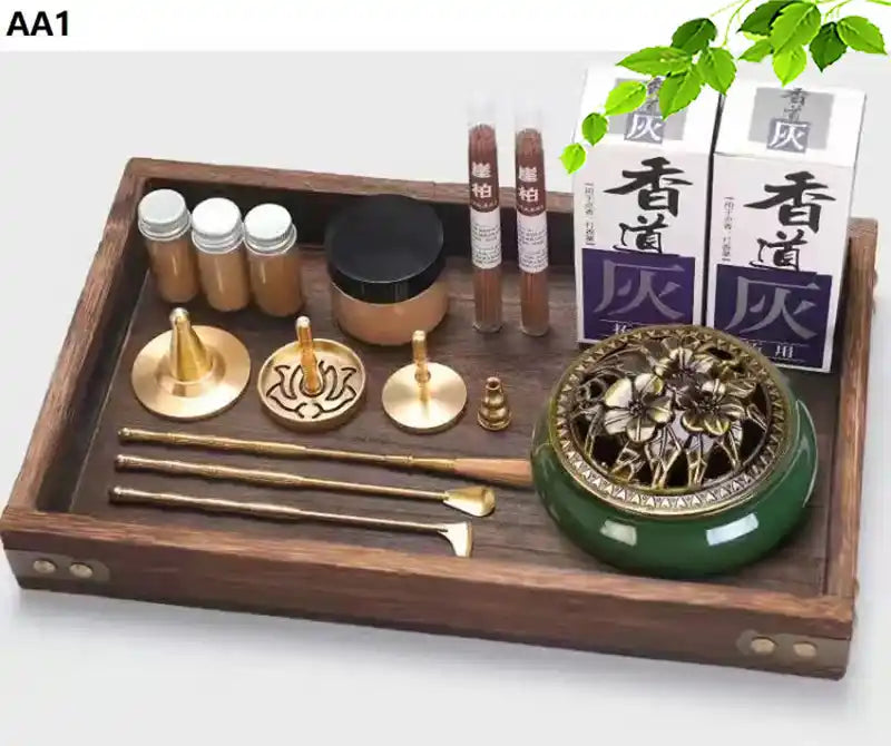 Xiangdao Brass Incense Burner Set - Incense Seal DIY Incense Kit